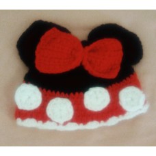 Gorro Touca Crochê Minnie