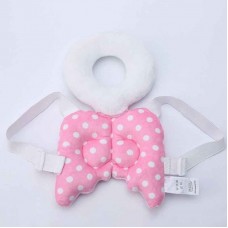 Almofada Mochila Proteção de cabeça para bebês Anjo rosa