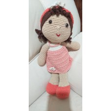 Boneca de Crochê Amigurumi BC023P