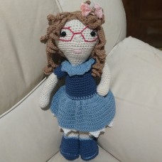 Boneca de Crochê Amigurumi BC003P