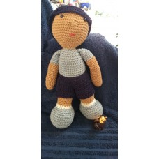 Boneca de Crochê Amigurumi BC005P