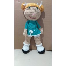 Boneca de Crochê Amigurumi BC007P