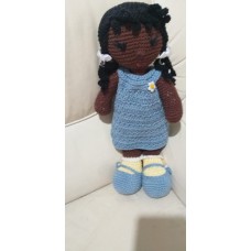 Boneca de Crochê Amigurumi BC010P