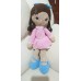 Boneca de Crochê Amigurumi BC012P