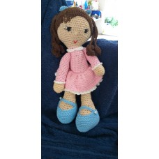 Boneca de Crochê Amigurumi BC012P