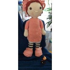 Boneca de Crochê Amigurumi BC013P