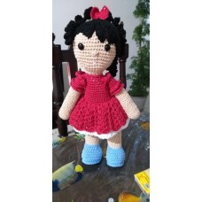 Boneca de Crochê Amigurumi BC025G