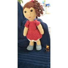 Boneca de Crochê Amigurumi BC016P